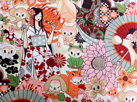 anime cotton fabric